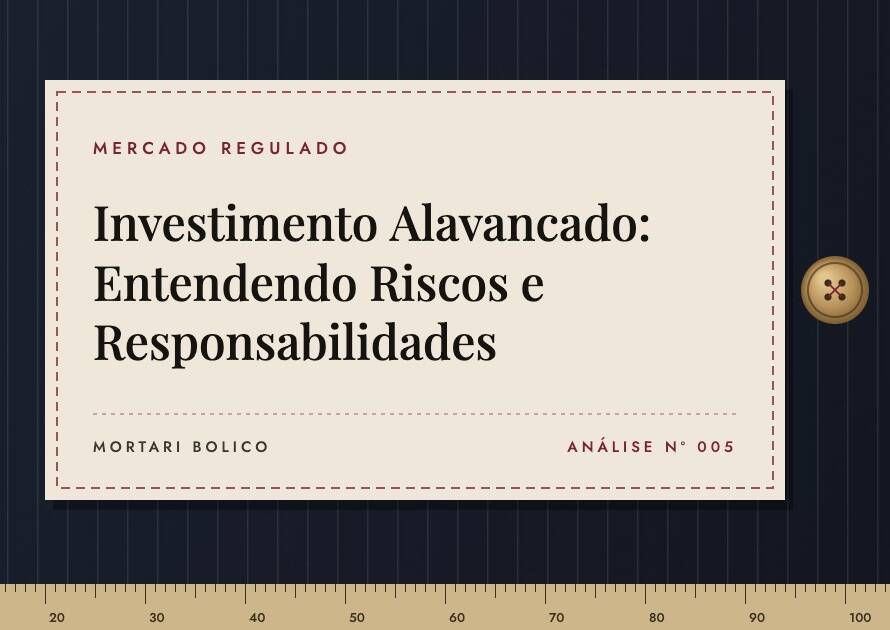 Capa do artigo: Investimento Alavancado: Entendendo Riscos e Responsabilidades — Mortari Bolico, Mercado regulado